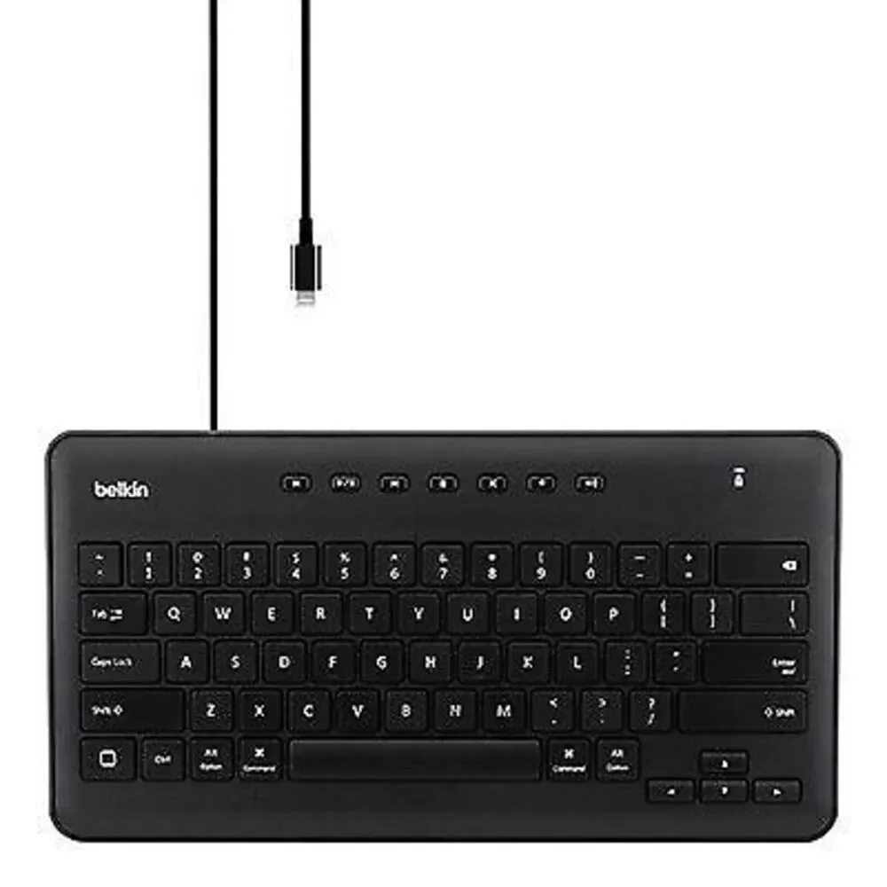 Belkin B2B124 Wired Keyboard for iPad with Lightning Connector